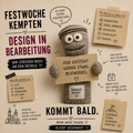 Heimatsocke "Festwoche Kempten" - Kleiner Verzug – Design braucht noch Liebe.