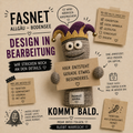 Heimatsocke "Fasnet" - Kleiner Verzug – Design braucht noch Liebe.