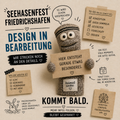 Heimatsocke "Seehasenfest" - Kleiner Verzug – Design braucht noch Liebe.